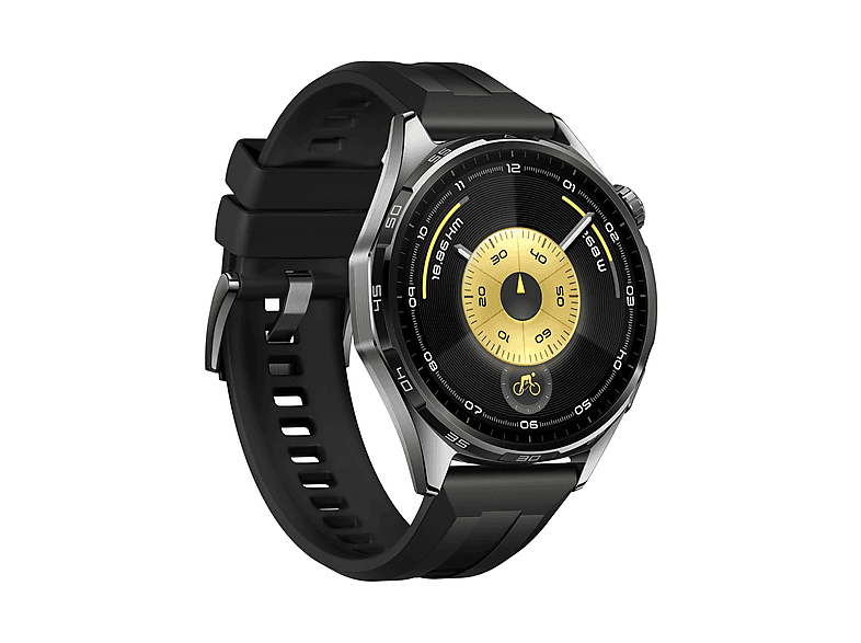 Smartwatch - Huawei Watch GT6, 46mm, Pantalla AMOLED, Hasta 21 días Autonomía, Monitorización avanzada de Salud, Bluetooth, Resistente al Agua, Negro