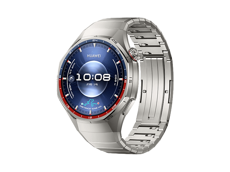 Smartwatch - Huawei Watch GT6 Pro, 46mm, Pantalla AMOLED, 21 días Autonomía, Monitorización avanzada de Salud, BT, Resistente al Agua, ECG, Titanio