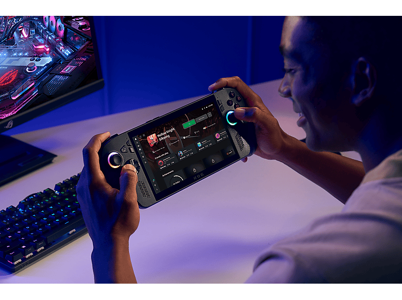 Consola portátil - ASUS ROG Xbox Ally X, 24GB RAM, 1TB SSD, Ryzen™ AI Z2 Extreme, 7" FHD táctil 120Hz, WI-FI 6E, W11 Home, Game Pass Premium Incluido