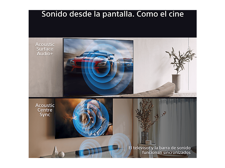 TV OLED 65" - Sony BRAVIA 8A, 4K UHD HDR, Google Smart TV, Gaming PS5, IMAX Enhanced, Dolby Atmos/Vision, Chromecast, Apple Airplay, 120Hz, 65XR8A