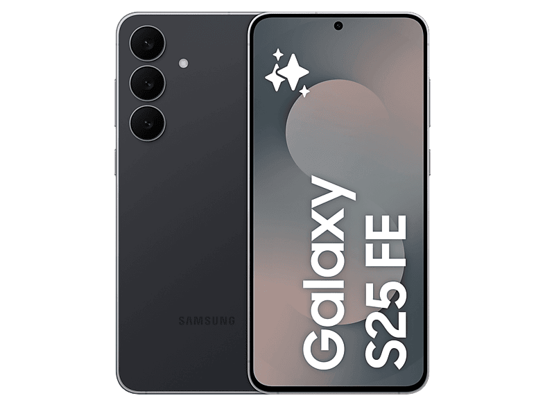Móvil - Samsung Galaxy S25 FE, Jet Black, 512 GB, 8 GB RAM, 6.7" FHD+, Exynos 2400 Deca-Core, 4900 mAh, Android 16