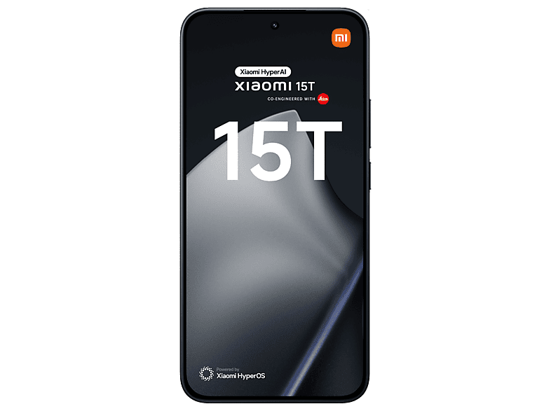 Móvil - Xiaomi 15T, Negro, 256 GB, 12 GB RAM, 6.83" AMOLED  WQHD+ Eye Care, MediaTek Dimensity 8400-Ultra, 5500 mAh