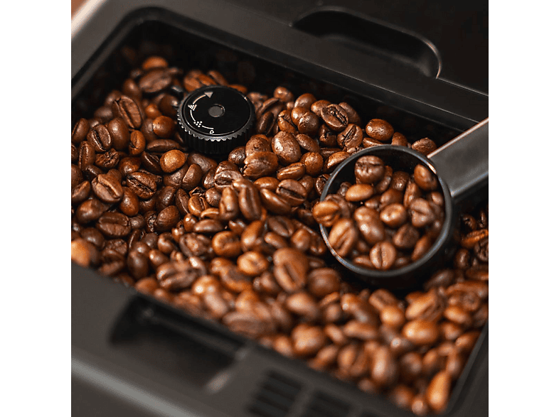 Cafetera superautomática - Cecotec Cremmaet Latte, 19 bar, 1300W, Depósito de leche 400ml, Depósito de agua 1.1L, Display táctil, Molinillo, Negro