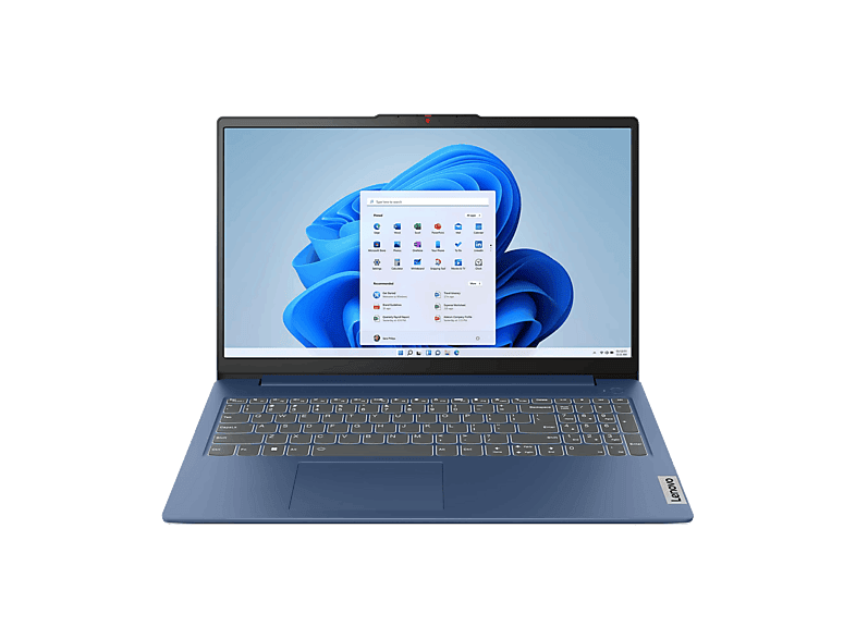 Portátil - Lenovo IdeaPad Slim 3 15AMN8, 15.6" Full-HD, AMD Ryzen™ 5 7520U, 16GB RAM, 512GB SSD, Radeon™ 610M, Sin sistema operativo, Azul