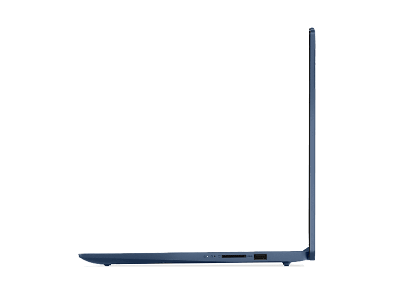 Portátil - Lenovo IdeaPad Slim 3 15AMN8, 15.6" Full-HD, AMD Ryzen™ 5 7520U, 16GB RAM, 512GB SSD, Radeon™ 610M, Sin sistema operativo, Azul
