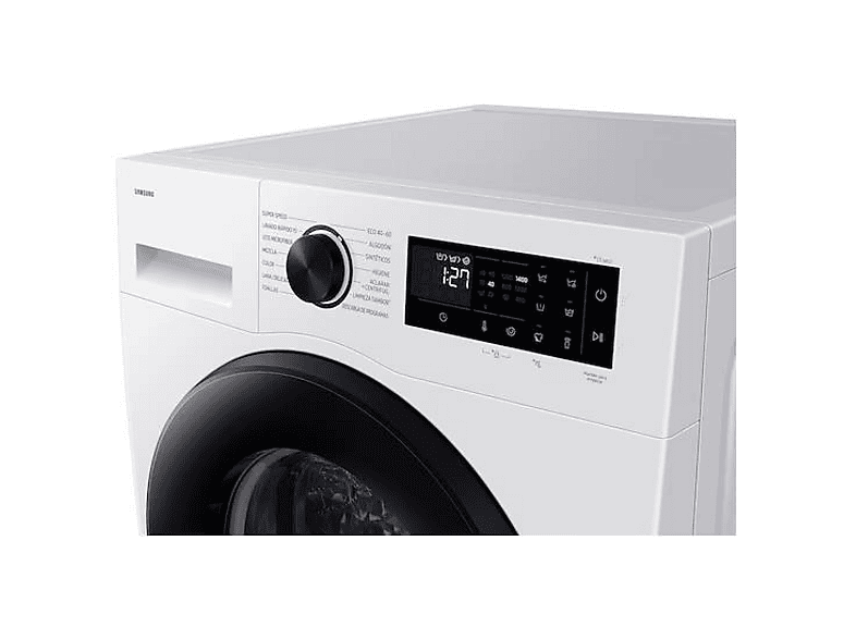 Lavadora carga frontal - Samsung WW10FG5U34AEEC, 10 kg, 1400 rpm, 16 programas, AI EcoBubble™ Clase A, Blanco