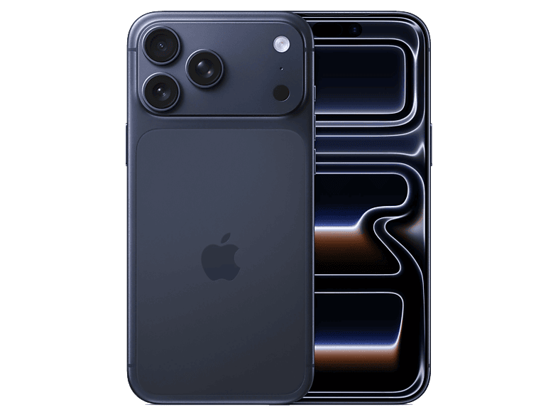 Smartphone - Apple iPhone 17 Pro Max, Azul oscuro, 2 TB, 5G, 6.9" OLED Super Retina XDR, Chip A19 Pro, iOS