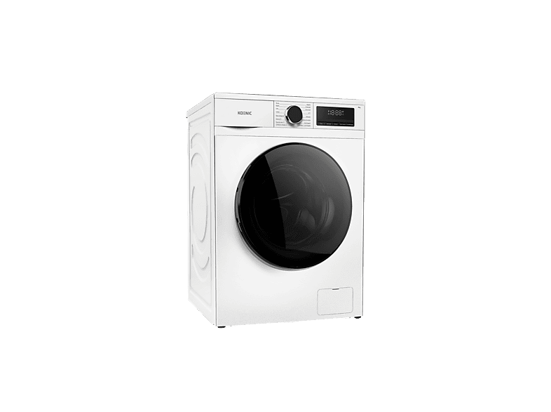 Lavadora carga frontal - Koenic KWM 8113, 8kg, 1400 rpm, 16 Programas, Inverter, Blanco