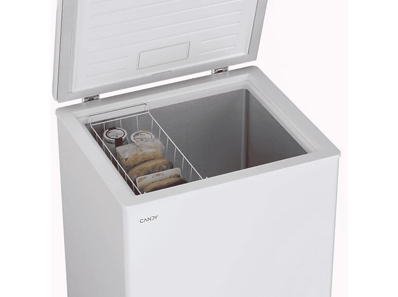 Congelador horizontal - Candy CHAE 1452E, 137L, 84.5 cm Altura, 4 Estrellas, Cíclico, Blanco