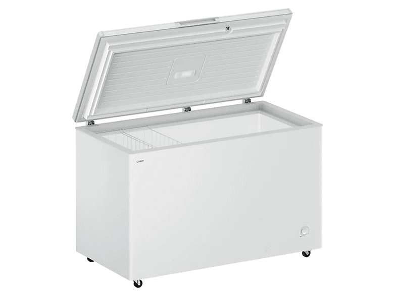 Congelador horizontal - Candy CNCHQ4S420EW, 418L, 89.5 cm Altura, Cíclico, Libre Instalación, 4 Estrellas, Blanco