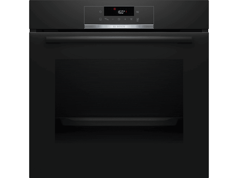 Horno - Bosch HBA572EB3, Serie 4, Multifunción, Pirolítico, 71 l, 3D Hotair, Función Air Fry, 60 cm, Negro