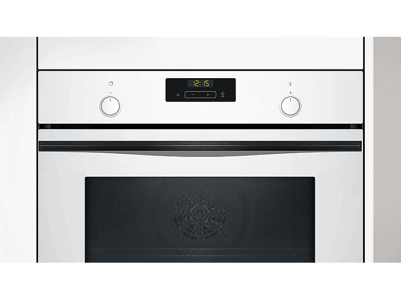 Horno - Balay 3HB5159B4, Serie Cristal, Multifunción, Hidrolítica, 71 l, Función Freidora de Aire, Aire Caliente 3D Profesional, 60 cm, Cristal Blanco
