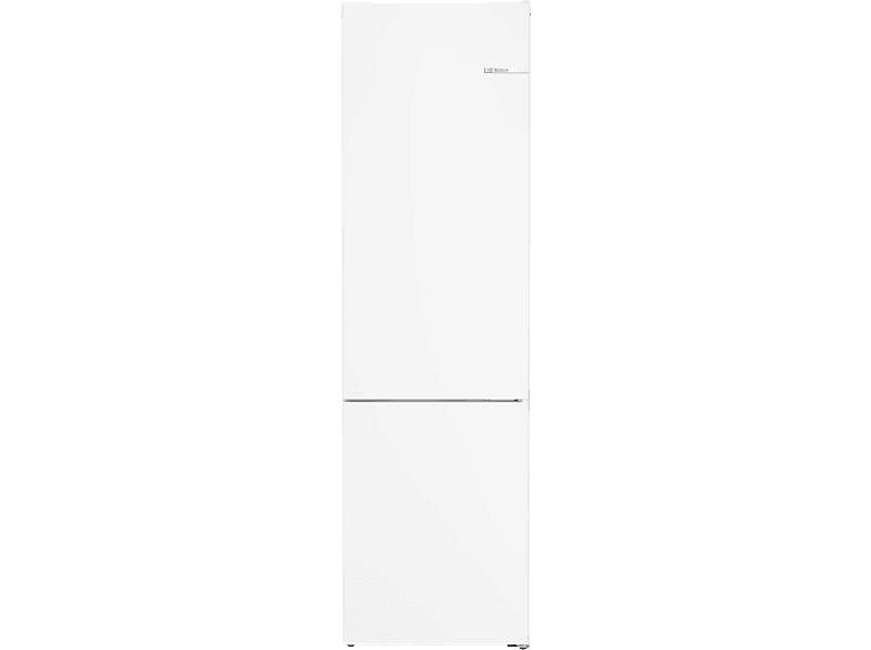Frigorífico dos puertas - Bosch KGN39VWDC, Serie 4, Total NoFrost, 203 cm, 368 l, Cajón VitaFresh, Sistema MultiAir Flow, Blanco