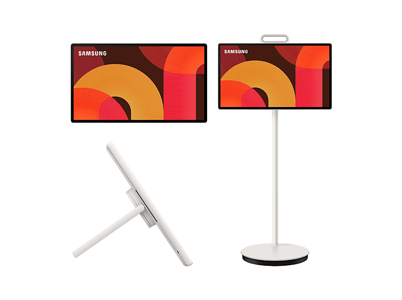 TV LED 27" - Samsung The Movingstyle UE27LSM7FAXXXE, QHD, Touch Interaction Movable Screen, NQ4 AI Gen2, Smart TV, Blanco
