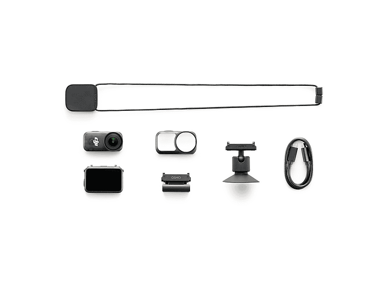 Cámara deportiva - DJI Osmo Nano, 4K, 200 min Autonomía, 64 GB, Sensor CMOS de 1/1.3", Sumergible a 10m, Negro