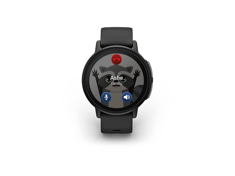 Smartwatch infantil - Garmin Bounce 2 LTE, Caja de 43mm, Pantalla AMOLED brillante a color de 1.2", Correa de Silicona, 5 ATM, Negro