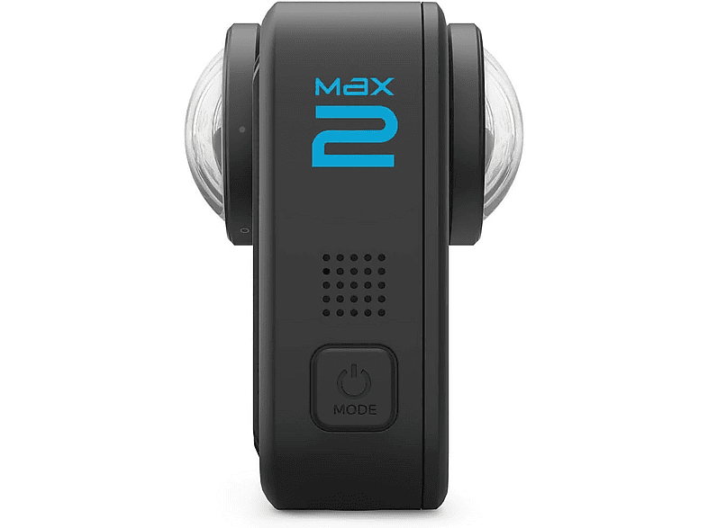 Cámara deportiva - GoPro MAX2, Vídeos 8K 360°, Fotografías 29 MP, Sumergible hasta 5m, Micrófono, Wi-Fi, Negro