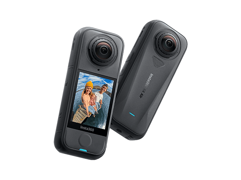 Cámara deportiva - Insta360 X4 Air Starter Kit, 8K 360, 88 min Autonomía, Ligera, Portátil, Negro