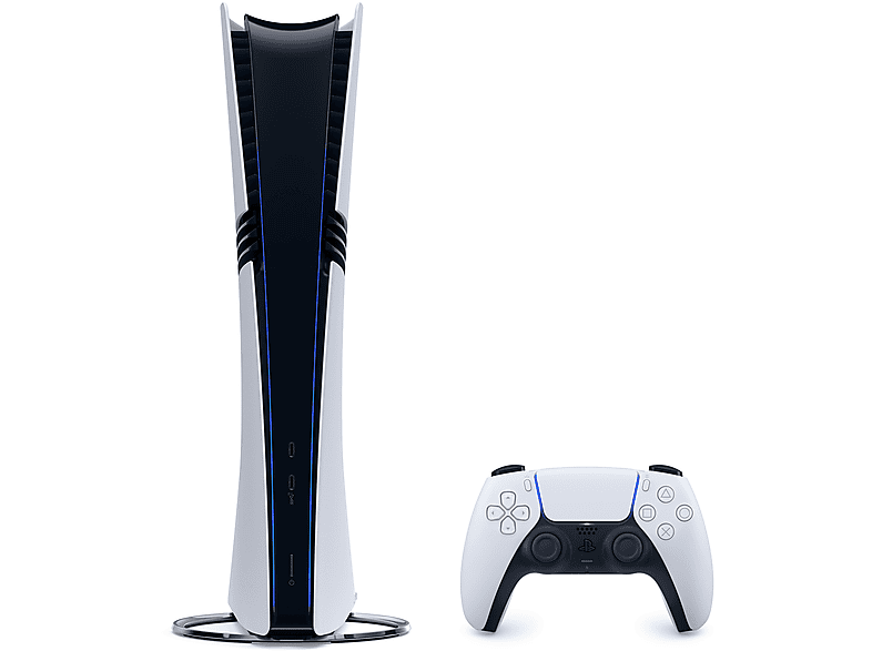 Consola - Sony PS5 Pro (2025), 2 TB SSD, 4K Spectral Super Resolution (PSSR), 1 mando, Digital (sin lector de discos), Blanco