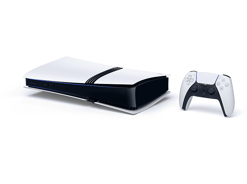 Consola - Sony PS5 Pro (2025), 2 TB SSD, 4K Spectral Super Resolution (PSSR), 1 mando, Digital (sin lector de discos), Blanco