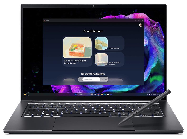Portátil - Acer Swift X 14 SFX14-73G-94XE, 14.5" WQXGA+, Intel® Core™ Ultra 9 285H, 32GB RAM, 1TB SSD, GeForce RTX™ 5070, Windows 11 Home