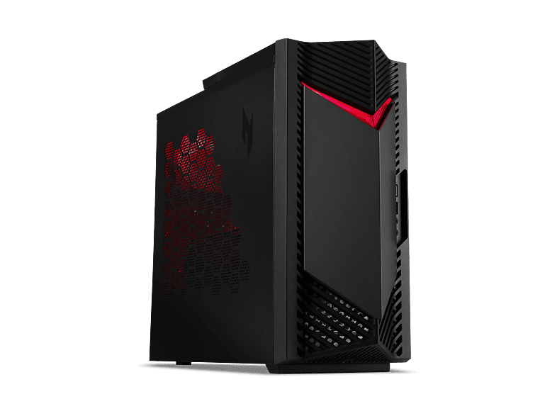 PC gaming - Acer Nitro 50 N50-656, Intel® Core™ i5-14400F, 16GB RAM, 512 GB SSD, GeForce RTX™ 5060, Sin sistema operativo, Negro