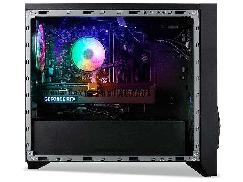 PC gaming - Acer Predator Orion 3000 PO3-655_H610, Intel® Core™ i7-14700F, 32GB RAM, 1 TB SSD, GeForce RTX™ 5070, Sin sistema operativo, Negro