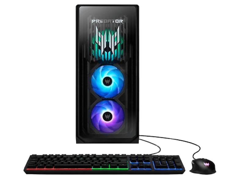 PC gaming - Acer Predator Orion 7000 PO7-660, Intel® Core™ Ultra 7 265KF, 32GB RAM, 1 TB SSD, GeForce RTX™ 5080, Sin sistema operativo, Negro