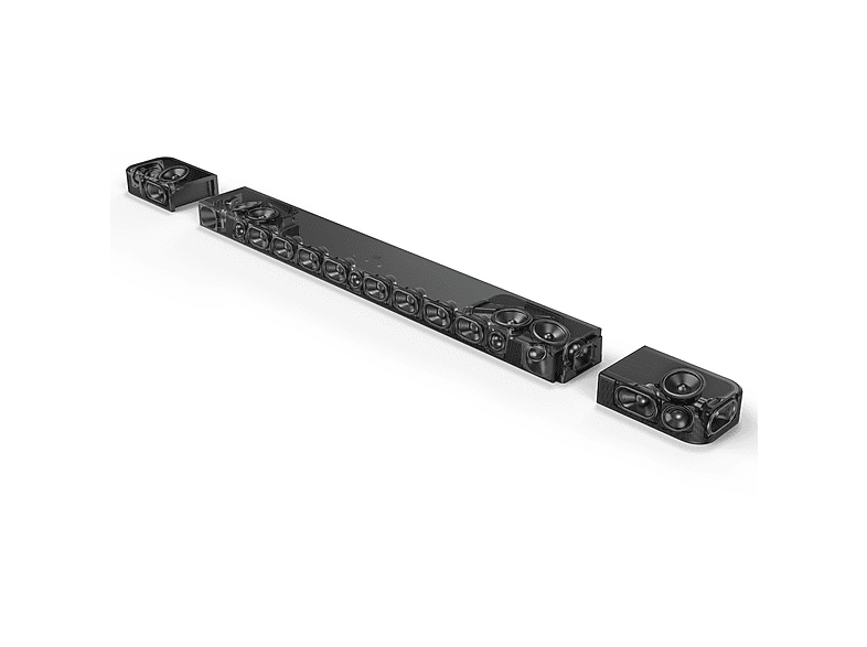 Barra de sonido - JBL Bar 1300MK2, Potencia 2470 W, 11.1.4, Dolby Atmos y DTS:X, Wifi, Subwoofer Inalámbrico, satélites desmontables sin cables, Negro