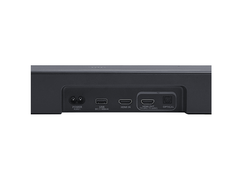 Barra de sonido - JBL Bar 500MK2, Potencia 750 W, Canales 5.1, Dolby Atmos y DTS Virtual:X, Multibeam 3.0, Wifi, Subwoofer Inalámbrico, Negro