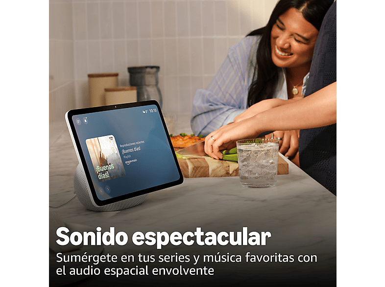 Altavoz inteligente - Amazon Echo Show 11, Pantalla Táctil Full HD 11.95”, Cámara de 13 MP, Blanco glaciar