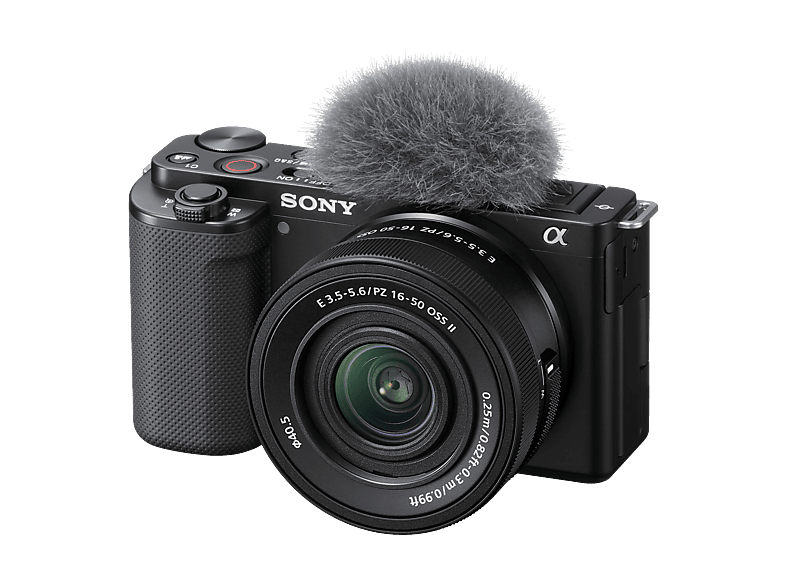 Cámara - Sony, Cámara EVIL – Sony ZV-E10L con Objetivo Intercambiable 16-50 mm II (24.2 MP, Vídeo 4K, Eye AF en Tiempo Real, Pantalla Abatible)
