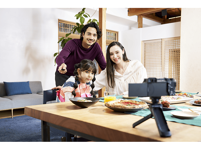Cámara - Sony, Cámara EVIL – Sony ZV-E10L con Objetivo Intercambiable 16-50 mm II (24.2 MP, Vídeo 4K, Eye AF en Tiempo Real, Pantalla Abatible)