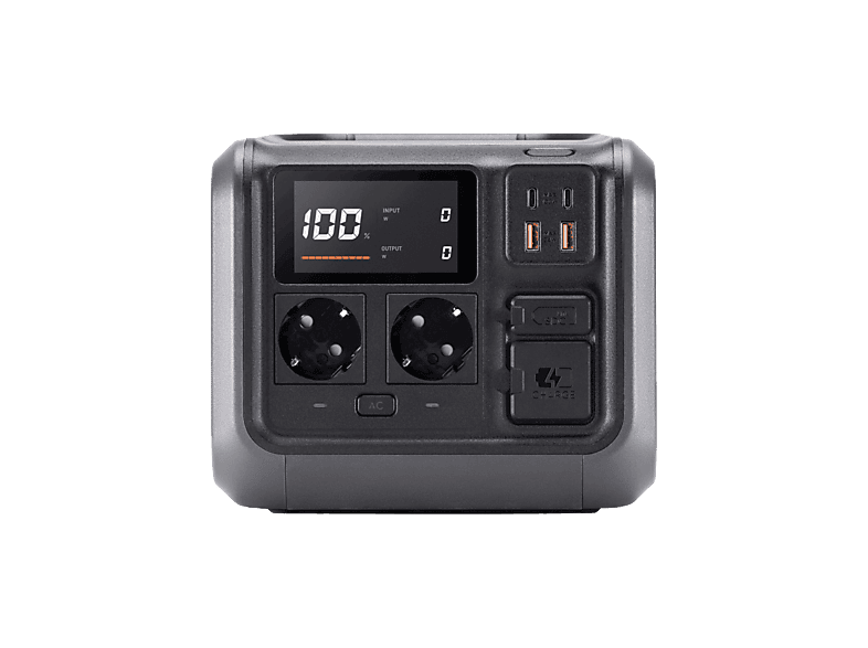 Estación de carga - DJI Power 500, 512 Wh, 25 dB(A), Negro