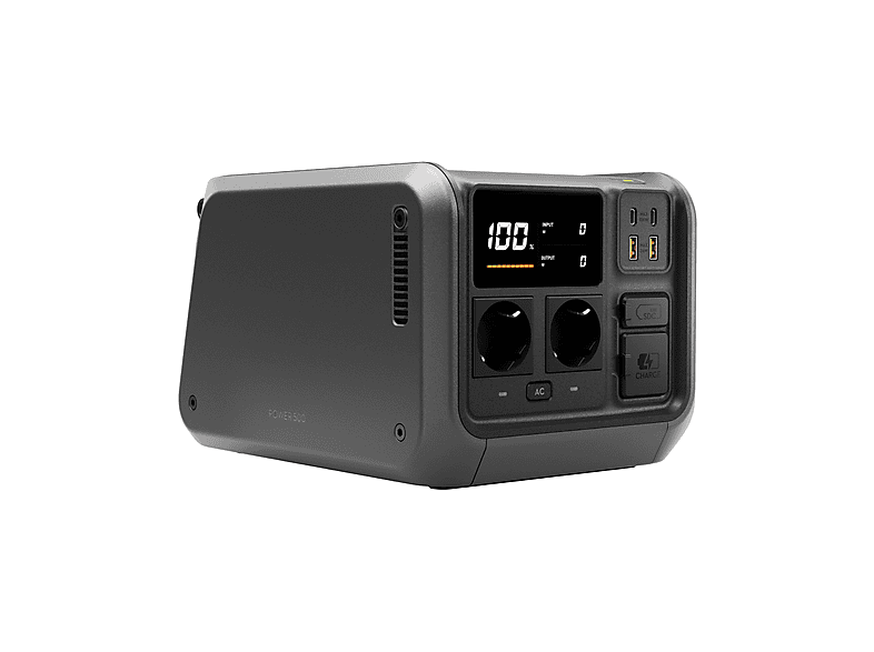 Estación de carga - DJI Power 500, 512 Wh, 25 dB(A), Negro