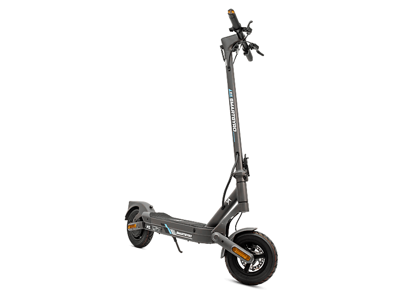 Patinete eléctrico - Smartgyro K1, Tipo 1 / VPL, Potencia Nominal 500W, Carga 120kg, 13000mAh, 25 km/h, Autonomía 50km, Foco Frontal, NFC, Gris
