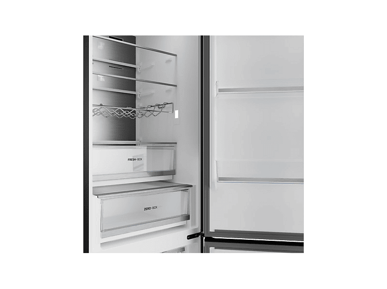 Frigorífico combi - Teka RBF 88670 VG, Edición Museo Van Gogh, Total No Frost, 201 cm Altura, 378 l, Inverter, Cristal Negro