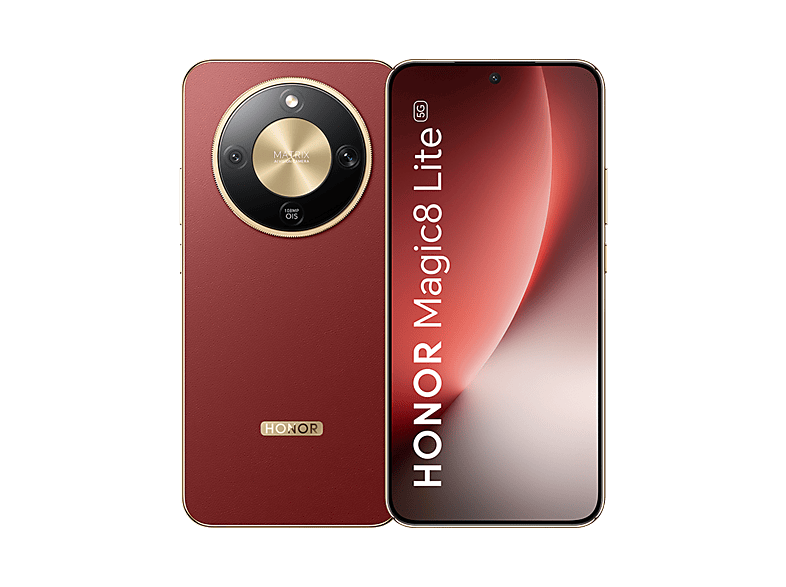 Móvil - Honor Magic8 Lite, Reddish Brown, 256GB, 8GB RAM, 6.79" AMOLED de 4320 Hz, Qualcomm® Snapdragon® 6 Gen 4 (4nm), 7500 mAh