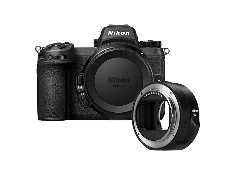 Cámara EVIL - Nikon Z6 II + FTZ II, ‎24.5 megapixel, 8.128 cm, Wi-Fi, CMOS Full Frame, Pantalla LCD TFT, Negro