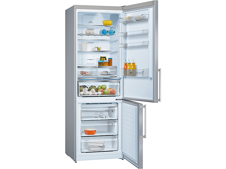 Frigorífico combi - Balay 3KFE777XE, Total No Frost, 203 cm, 438 l, ExtraFresh, ExtraCold 0º, Acero antihuellas