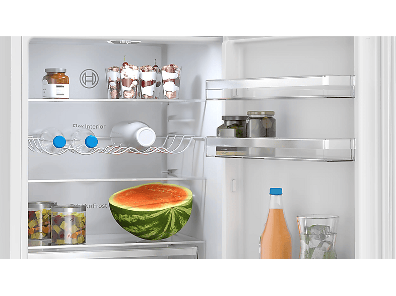Frigorífico combi - Bosch KGN362WCF, Total NoFrost, VitaFresh XXL 0 °C, 186 cm, 321 l, Blanco