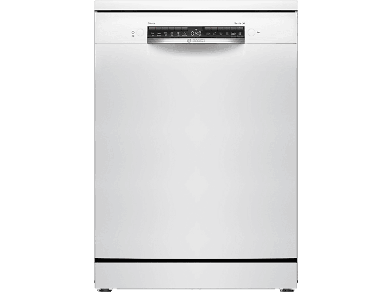 Lavavajillas - Bosch SMS4HVW14E, Serie 4, 14 servicios, 6 programas, 60 cm, Blanco