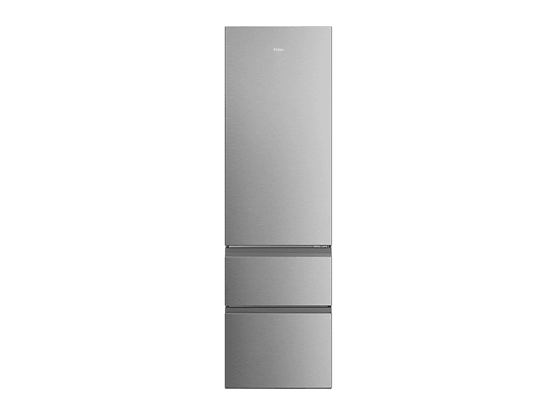 Frigorífico combi - Haier Series 3 HTR3620DNMG, No Frost, 205 cm, 414 l, Fresh 0°C, Direct Access, Inox