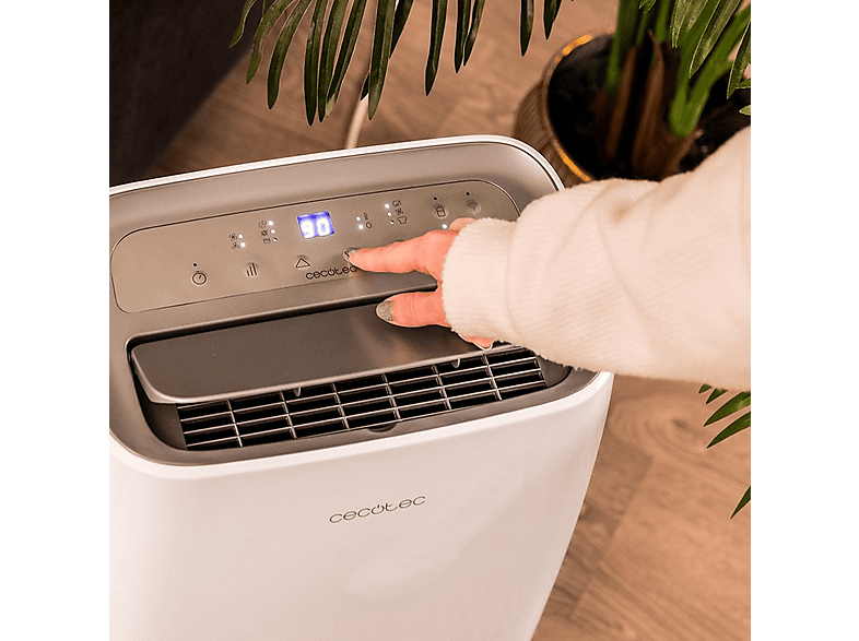 Deshumidificador - Cecotec BigDry 10000 Expert Connected, 30 L/día, Depósito extraíble 6 L, Control WiFi, Secado de ropa, Temporizador 24 h, Blanco