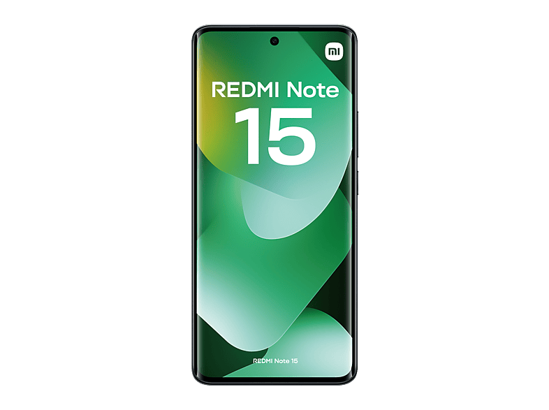 Móvil - Xiaomi Redmi Note 15, Negro, 256 GB, 8 GB RAM, 6.77" AMOLED FHD+, MediaTek Helio G100-Ultra, 6000 mAh