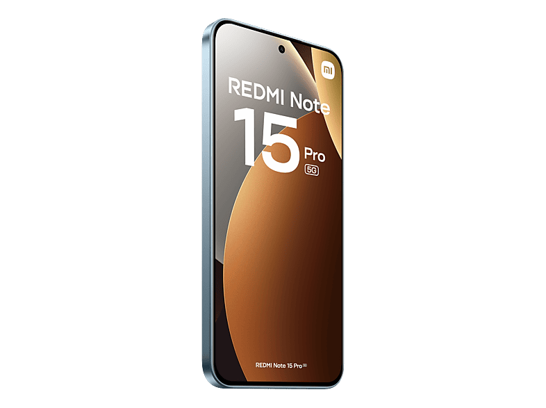 Móvil - Xiaomi Redmi Note 15 Pro 5G, Azul glaciar, 256 GB, 8 GB RAM, 6.83" CrystalRes AMOLED, MediaTek Dimensity 7400-Ultra, 6580 mAh