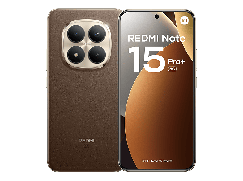 Móvil - Xiaomi Redmi Note 15 Pro+, Mocha brown, 512 GB, 12 GB RAM, 6.83" AMOLED CrystalRes, Snapdragon® 7s Gen 4", 6500 mAh