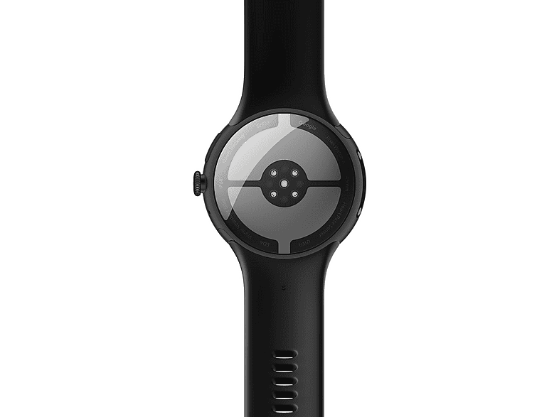 Smartwatch - Google PIXEL WATCH 4 45MM BLACK, S-L, Aluminio 100% reciclado, Negro/Obsidiana