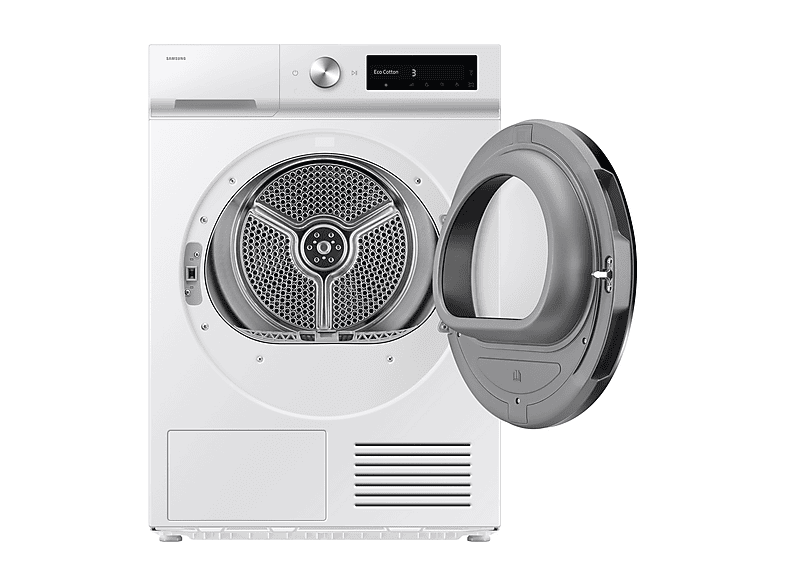 Secadora bomba de calor - Samsung DV90DB7845GW, Eléctrico, 9 kg, 4 programas, White