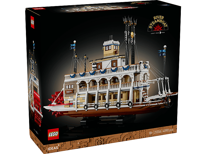 Juego de construcción - LEGO River Steamboat, edad recomendada: 6 año(s), 1 piezas